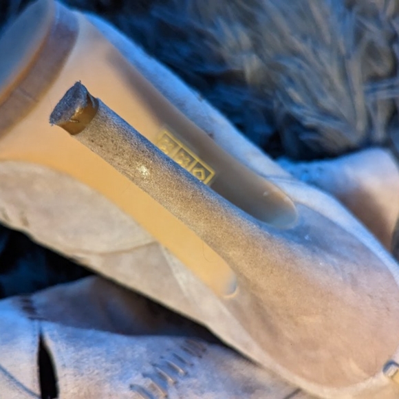 Free People Grey Suede Heel Booties - Picture 5 of 8